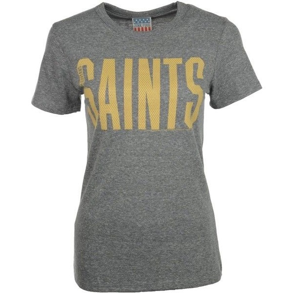 Junk Food Clothing Tops - Junk Food Clothing New Orleans Saints T-shirt NFL